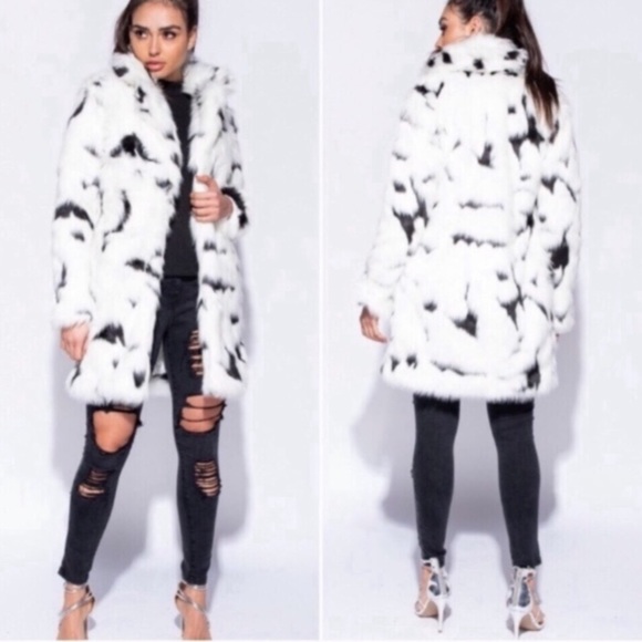LUXE FAUX FUR COAT-VERY SOFT NO SHEDDING-STYLISH - Picture 3 of 8
